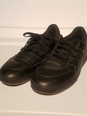 Men Adidas TYSHAWN Low Shoes Sneakers Size 12 Black